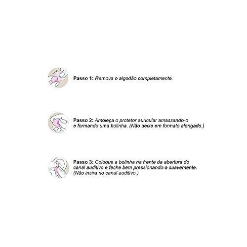 Protetores de ouvido de cera SILENT para dormir – 6 pares tampões de ouvido de cera de silicone para