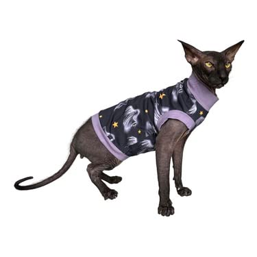 Kotomoda Cat's Turtleneck Ghost for Sphynx and naked cats (Large