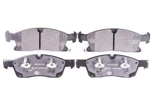 Plaquettes de frein avec indicateur d'usure HELLA T2648 pour p.e. JEEP