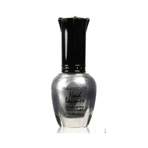 1 Kleancolor Nail Polish Lacquer #7 Pearl Silver Manicure + Free Earring Gift