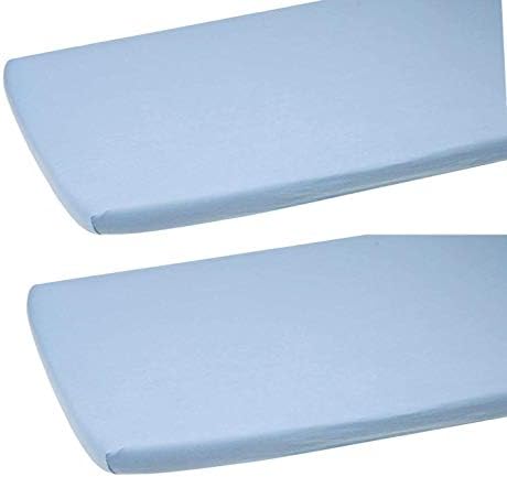 2 x Junior Bed - Toddler Bed Fitted Sheets - 100% Cotton Fitted Sheets - 160 x 70 cm.