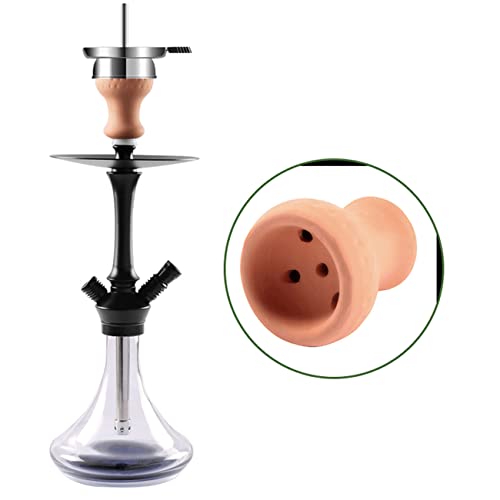 mengmeng home Shisha-Set,Glas-Wasserpfeife-Set mit Shisha Große Glas-Wasserpfeife mit Edelstahl-Aschenbecher und Alu… – Bild 5