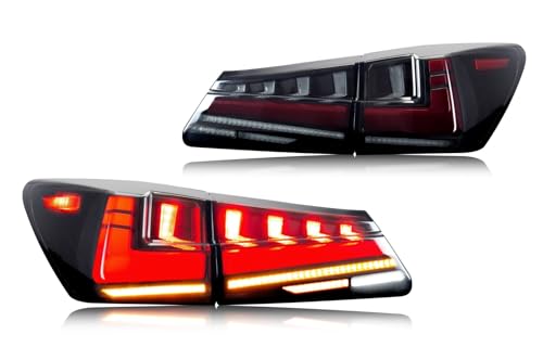 Feux arrière LED Lexus IS350 clignotants dynamiques pour trajets de nuit