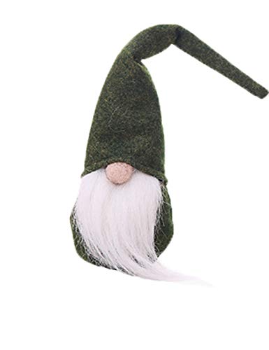 Meihuida Christmas Gnome Decoration, Home Household Ornaments Christmas Home Table Toy Decor - 10.6 Inches (Green)