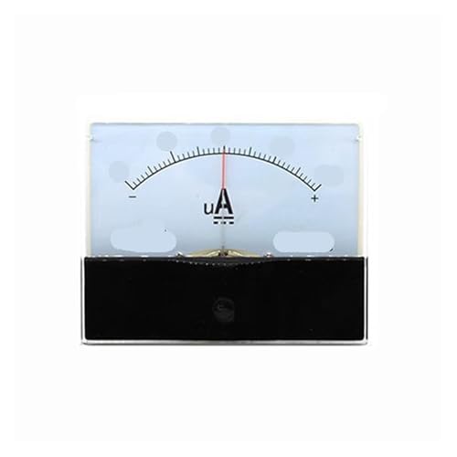 Ampèremètre de panneau 44C2 DC avec cadran zéro central 50uA double sens