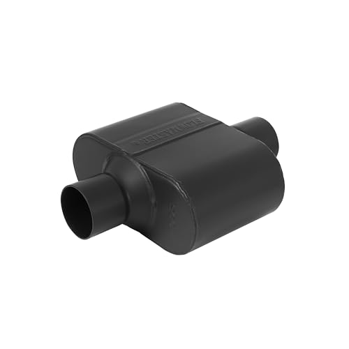Flowmaster 842515 Super 10 SCHALLDÄMPFER 409S – 2,50 Center in/2,50 Center Out – AGGRESSIVE Sound