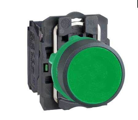 Electric, XB5, Harmony, 22mm, spring return push, 1NC,NO (GREEN With NC NO)-image-18