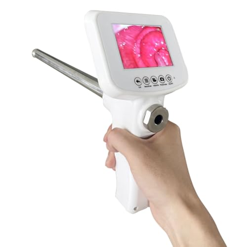 Swaukzo Portable Artificial Insemination Tool for Milk Cow Visual Endoscope Sperm Gun Veterinary Breeding Kit Livestock Supplies