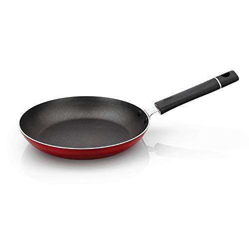 Cello Non Stick Induction Base Aluminium Taper Pan, Red Cello Non Stick Induction Base Aluminium Taper Pan, Red