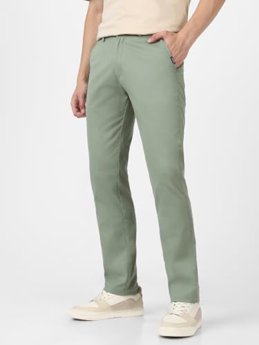 Image of Urbano Fashion Men's Cotton Light Weight Non-Stretch Slim Fit Casual Trousers
