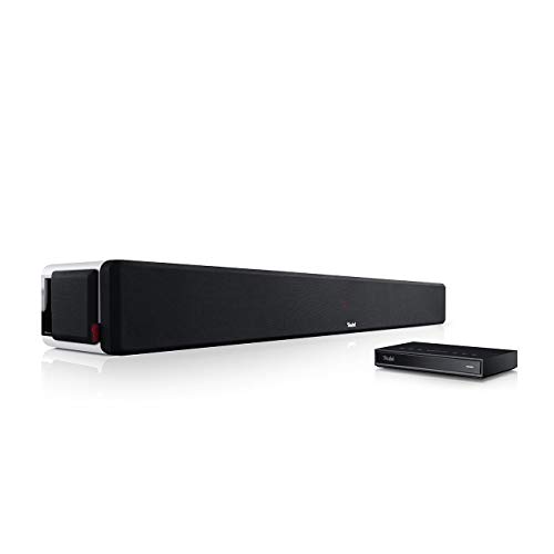 Teufel CINEBAR Ultima Streaming - Soundbar mit Streamer, WLAN-Netzwerkplayer, Kabellos, LAN, Integriertes Subwoofer System, Multiroom Funktion - weiß