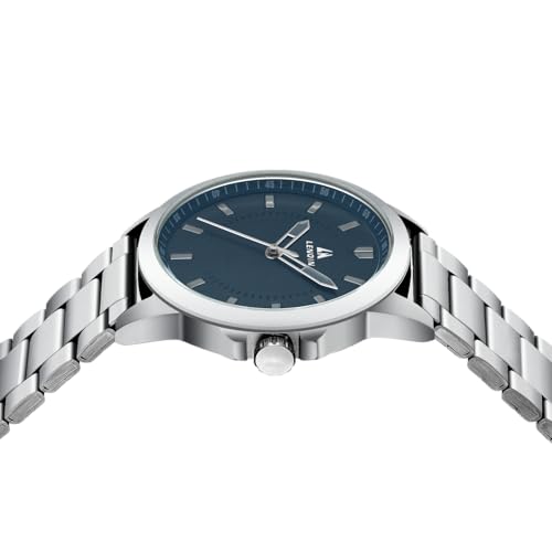 Image of LN LENQIN Mens Watches Waterproof Stainless Steel Watch for Men Analog Quartz Fashion Business Designer Wristwatch