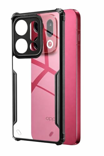 Image of Spazy Case Oppo Find X9s Back Cover | Transparent Crystal Clear Hard PC Back Case with TPU Bumper, Drop Protection Case Cover for Oppo Find X9s