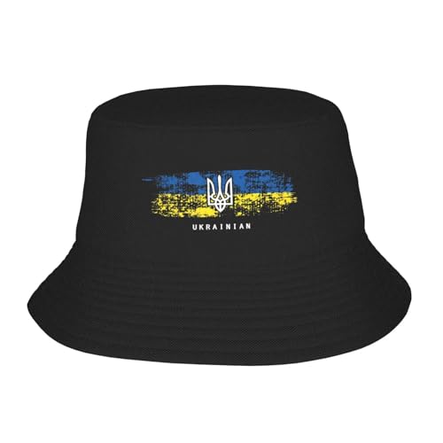 Bob militaire Tryzub ukrainien pliable casquette soleil femme plage