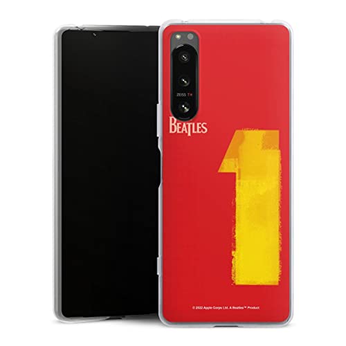 DeinDesign Coque en Silicone Compatible avec Sony Xperia X5 IV Etui Silicone Coque Souple The Beatles Bande Musique - Les Beatles, Paul McCartney, John Lennon, RIngo Starr, George Harrison DeinDesign Coque en Silicone Compatible avec Sony Xperia X5 IV Etui Silicone Coque Souple The Beatles Bande Musique
