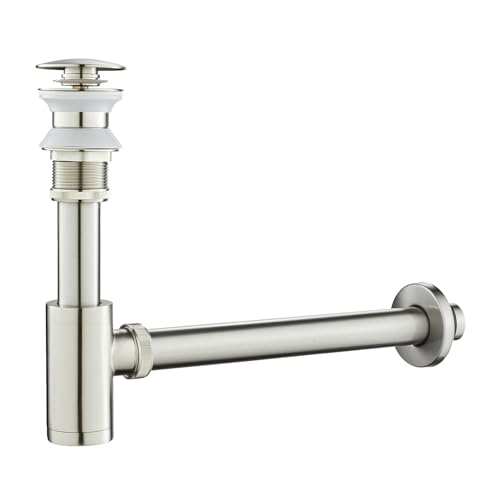 Snapklik.com : Bathroom Sink P-Trap Complete Set, Adjustable 1-1/4 ...