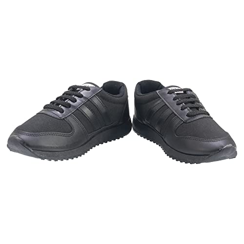 Image of Unistar Men's Lb-02 Black Running Shoes - 10 UK (38 EU) (035)