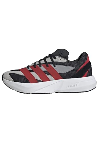 adidas Men's Lightblaze, White/Black/Better Scarlet, 6.5