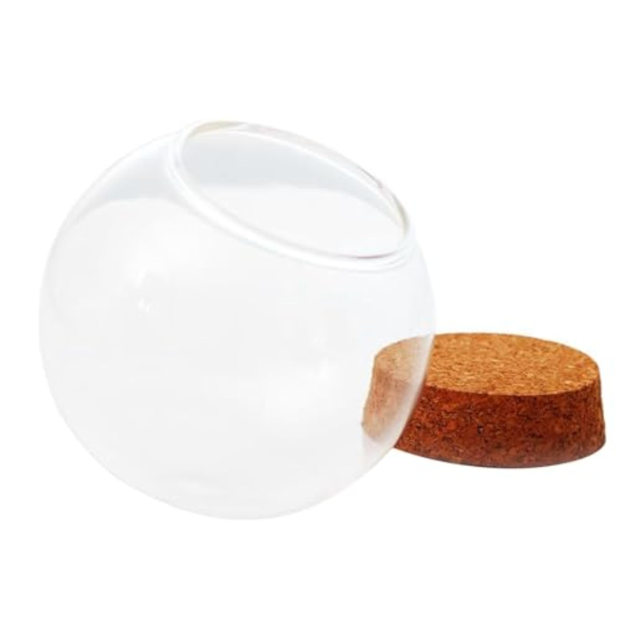 Clear Glass Dome Keepsake Display Case with Base 18cm