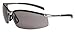 Honeywell TSR Gray Safety Glasses, Scratch-Resistant, Half-Frame