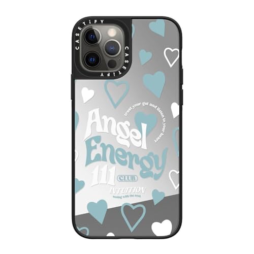 Coque miroir pour iPhone 12 Pro antichoc compatible MagSafe CASETiFY transparent argenté