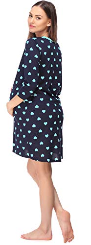 Bellivalini Camicia da Notte Premaman Manica 3/4