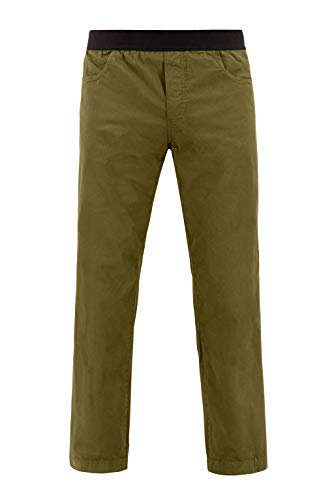 Café Kraft Herren Zoom Pants Boulderhose Kletterhose (Military Olive, XL)