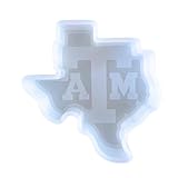 Texas College Football Freshie Silicone Mold 2 x 4 x 0.8” inches Collegiate Football State Shape Scented Aroma Beads Supplies Resin, Car Candles, Soap Oven Safe Bake Heat Resistant to 400 F