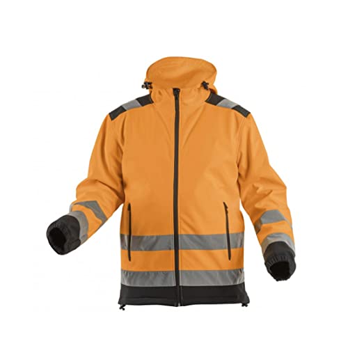Högert Argen - Chaqueta de seguridad impermeable (300 g/m²), color naranja, naranja, L