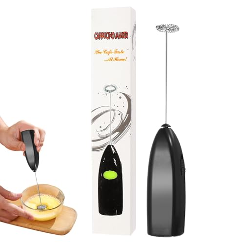 Powerful Milk Frother Wand - Handheld Egg Beater, Electric Coffee Beater | Egg Frother For Mixing Milk, Blending, Whisking, Ideal For Smoothies, Lattes, And Cooking, Compact And Efficient Kitchen Tool