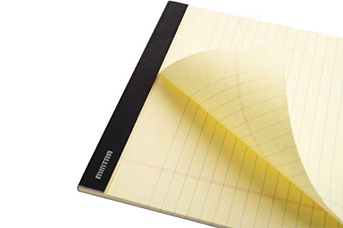 Image of Mintra Office Legal Pads, ((xBasic, 5in x 8in, Narrow (Canary), 36pk (6-6pks))