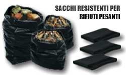 PZ 50 SACCHI ULTRA STRONG SUPER RESISTENTI PER IMMONDIZIA CM 55 X CM 65 MICRON 40 PER SPAZZATURA E RACCOLTA DIFFERENZIATA PLASTIC BAGS (200)