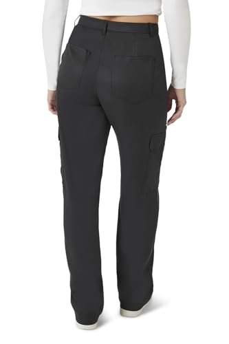 Forever 21 Women's High-Rise Wide-Leg Cargo Pants4