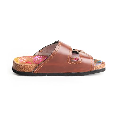 TMA EYES Womens Casual Adjustable Buckle Athleti Slipper Memory Foam Cushion Non-Slip Orthopedic Comfortable Arch Supportive Cork Footbed Sandals3