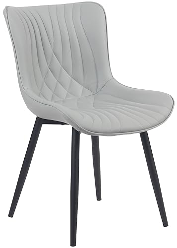 CLP Chaise de Salle à Manger Brady I Velours ou Similicuir I Chaise de Cuisine avec Protections de...