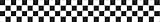 Creative Converting Black and White Check Crepe Paper Streamer, 30’
