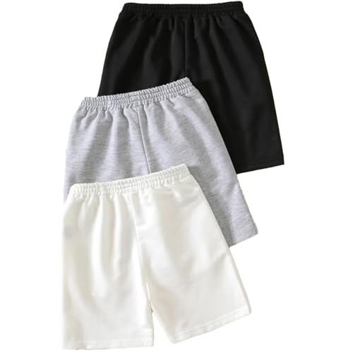 Image of Boys and Girls Cotton Printed Shorts (Pack of 3)