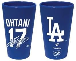 Los Angeles Dodgers 16 oz Silicone Pint Glass Shohei Ohtani