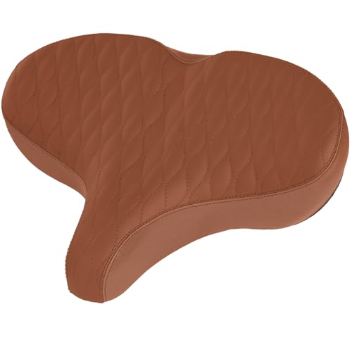 Premium Quilted Brown Leather Seat