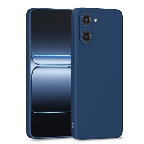 Image of Outlouders Back Cover for OnePlus Nord CE 5 5G | Camera Protection | Durable Soft Matte Silicone Bumper Case (Blue)