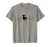 Teckel con línea de corazón - Me gustan los Teckel Camiseta