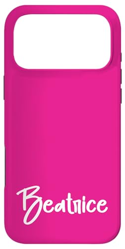 Beatrice ���̎q ���O �� �}�} ���� �s���N �z���C�g �X�}�z�P�[�X iPhone 17 Pro Max �p