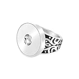 ANDANTE Chunk Ring für Chunks Click-Buttons Druckknöpfe - 18-20 mm - Kompatibel mit allen Chunk-Herstellern