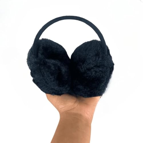 Protetor De Orelha Frio - Pelúcia - Bichinho (Preto)