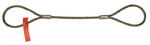 Liftall 14EZEEX5 Sling, Wire Rope, 5' Length, Vertical, 1000 lb