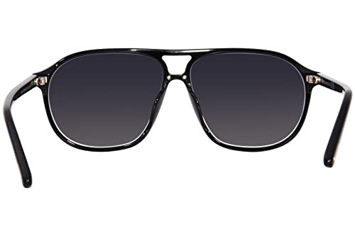 Image of Tom Ford BRUCE FT 1026 Shiny Black /Dark Grey Shaded 61 /12 /145 men Sunglasses