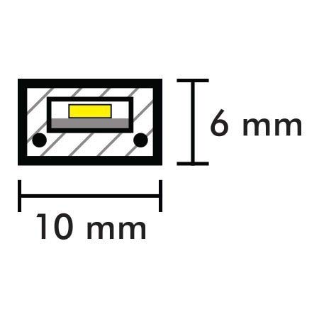 Tira LED roja 120V SMD 3528 corte personalizado 1.5 m miniatura 5