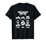 Things I Do In My Spare Time Funny Motorcycle Rider T-Shirt