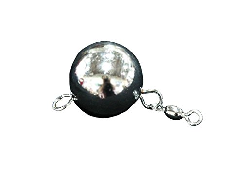 Jigging World Chrome Ball Sinker with Swivel (20oz)