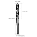 uxcell Reduced Shank Drill Bit 14mm Black Nitride Coated with 1/2 Inch Straight Shank, High Speed Steel HSS 9341 Twist Drill Bit for Stainless Steel Alloy Metal Plastic
